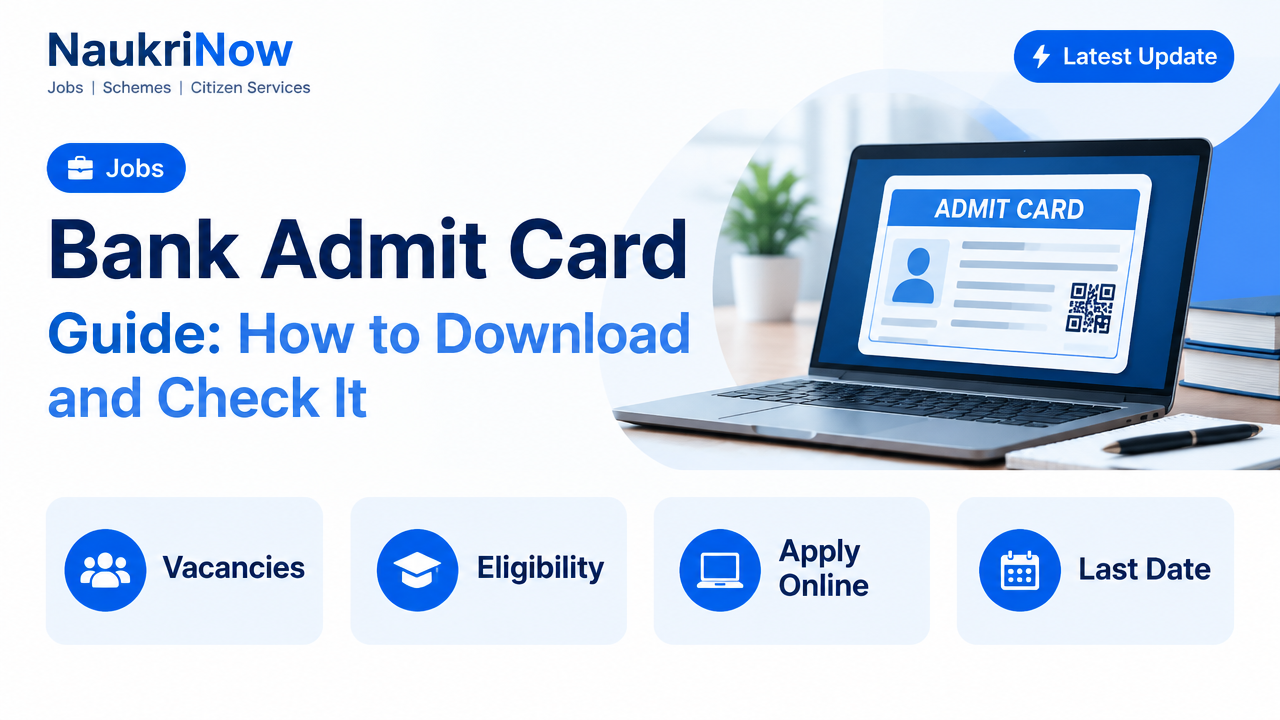 Bank Admit Card – NaukriNow featured poster