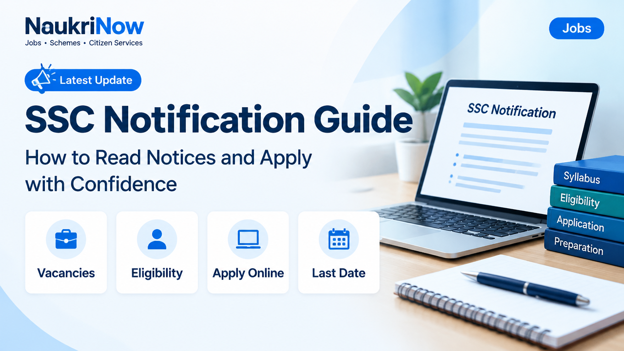 SSC Notification Guide – NaukriNow featured poster