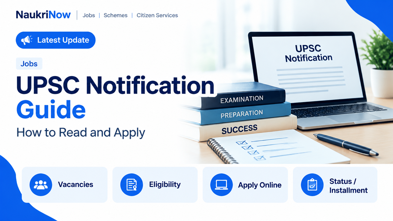 UPSC Notification Guide – NaukriNow featured poster