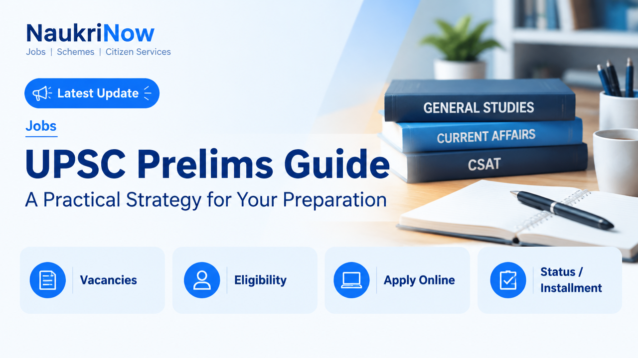 UPSC Prelims Guide – NaukriNow featured poster