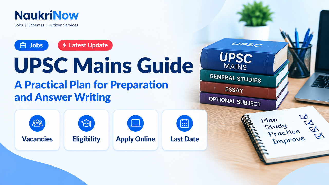 UPSC Mains Guide – NaukriNow featured poster