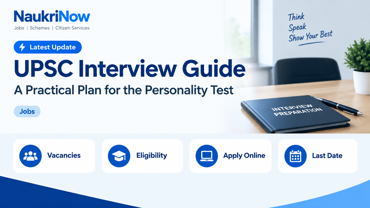 UPSC Interview Guide – NaukriNow featured poster