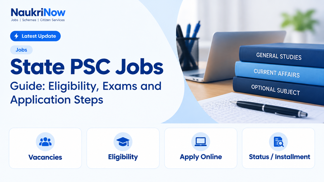 State PSC Jobs – NaukriNow featured poster