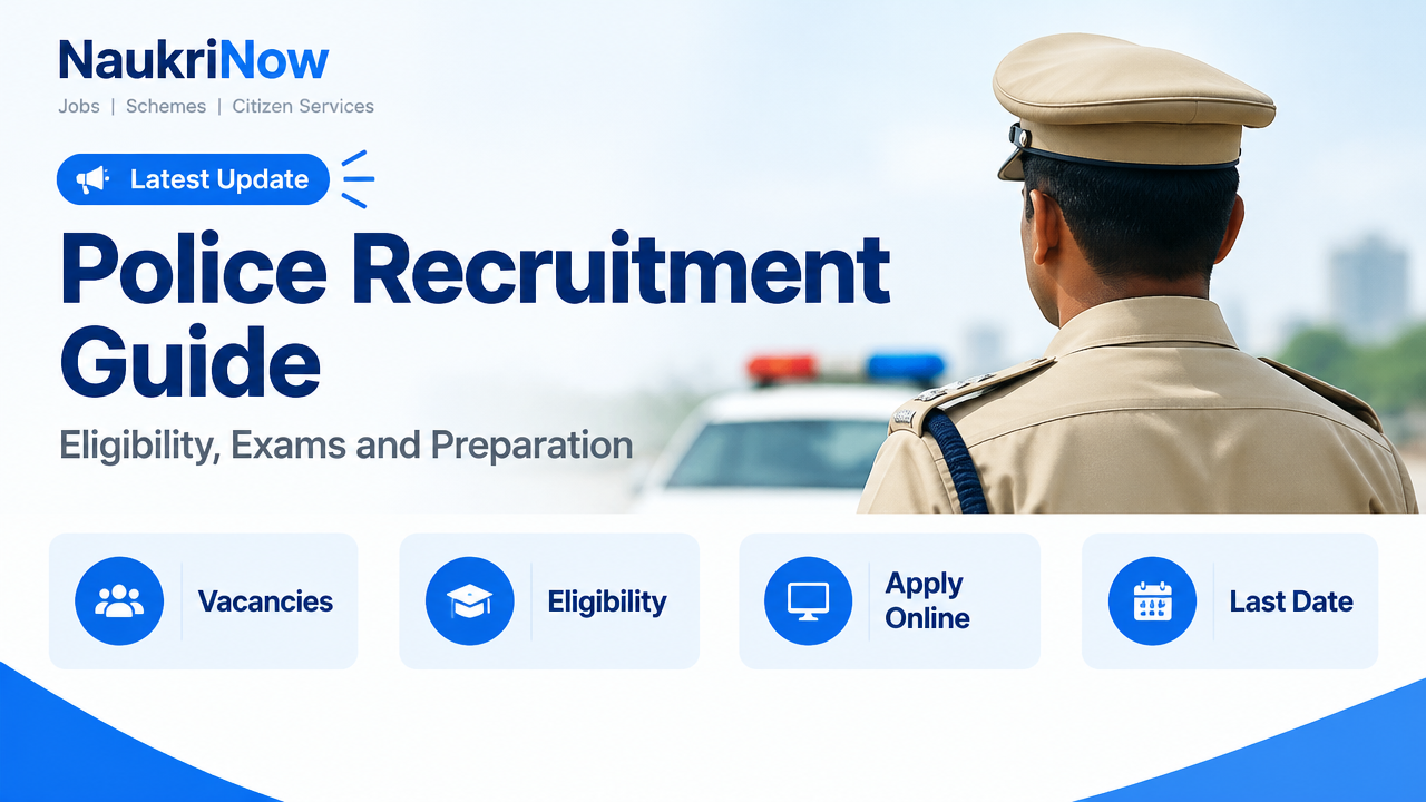 Police Recruitment Guide – NaukriNow featured poster