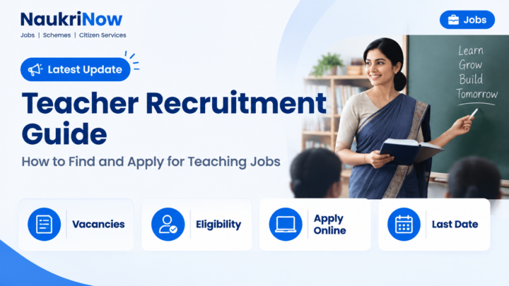 Teacher Recruitment Guide – NaukriNow featured poster
