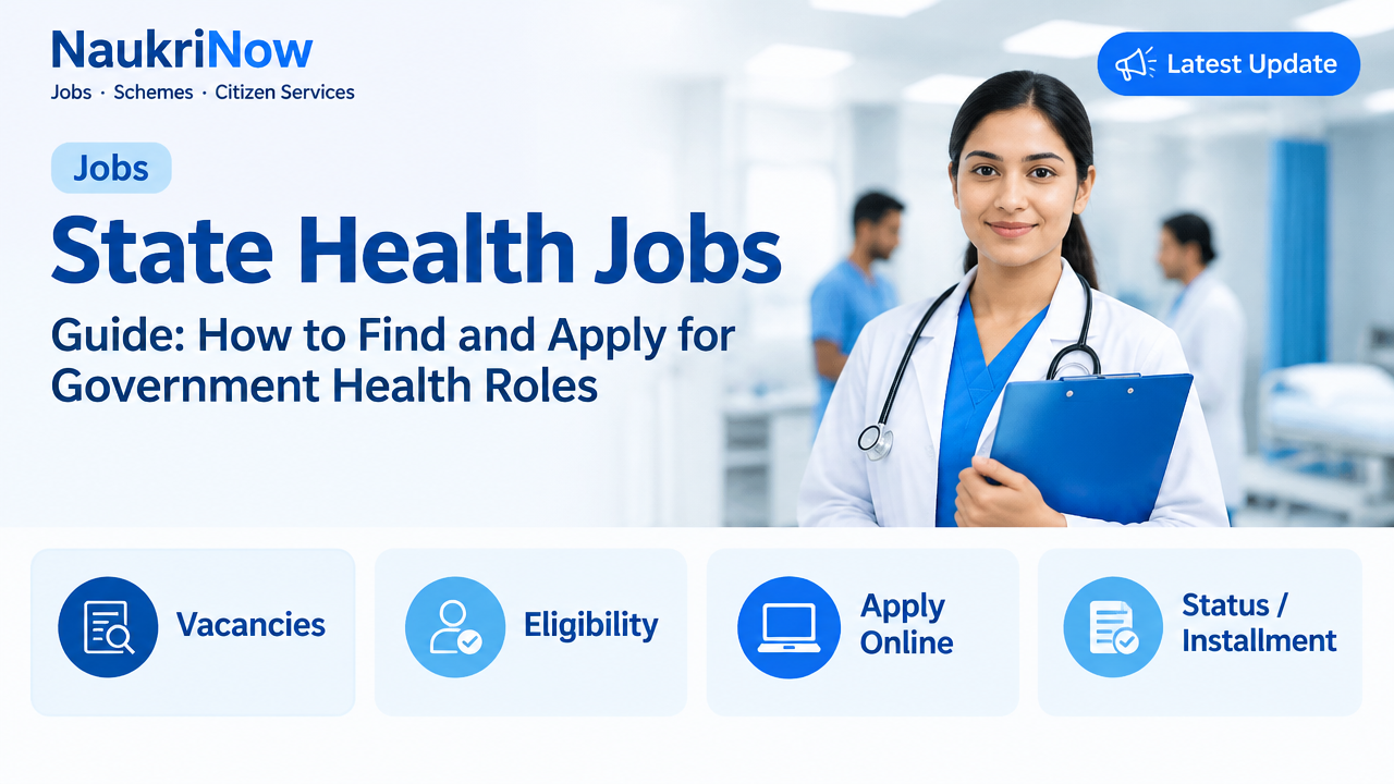 State Health Jobs – NaukriNow featured poster