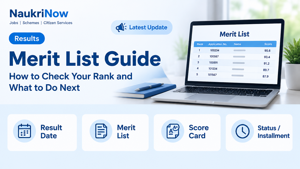 Merit List Guide – NaukriNow featured poster