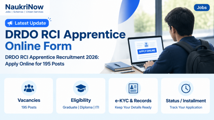 DRDO RCI Apprentice Online Form – NaukriNow featured guide
