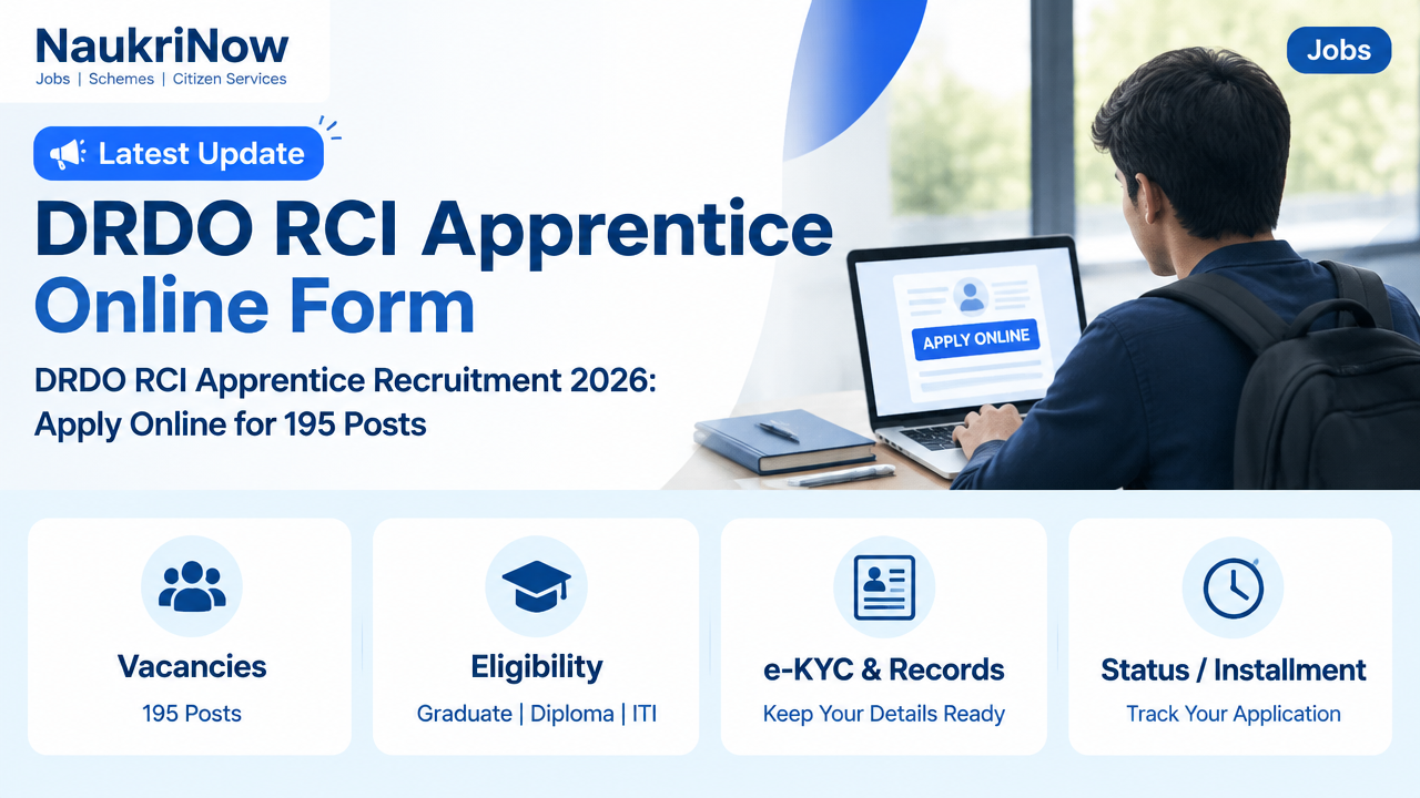 DRDO RCI Apprentice Online Form – NaukriNow featured guide