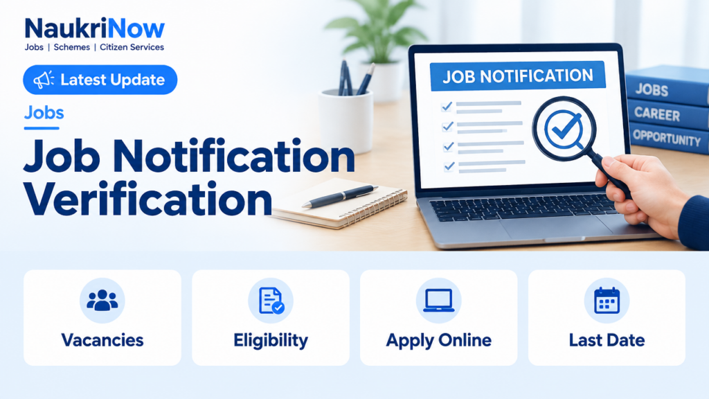 Job Notification Verification – NaukriNow featured poster