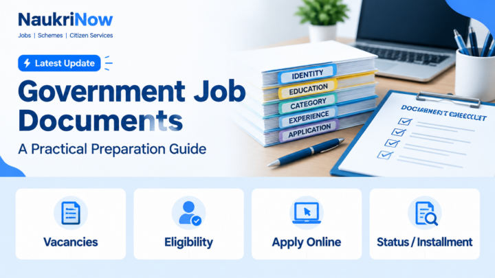 Government Job Documents – NaukriNow featured poster