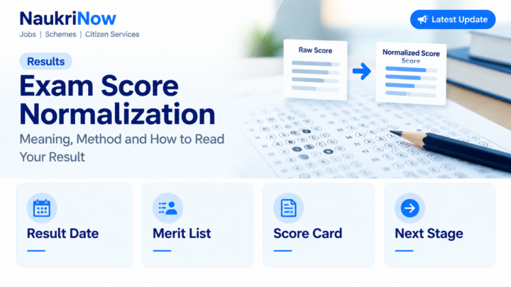 Exam Score Normalization – NaukriNow featured poster