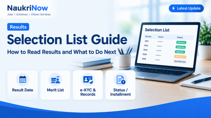 Selection List Guide – NaukriNow featured poster