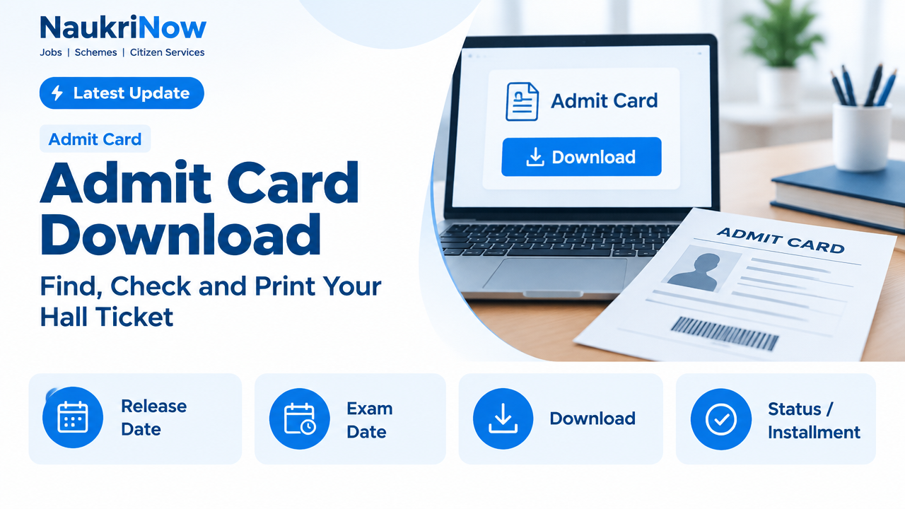 Admit Card Download – NaukriNow featured poster