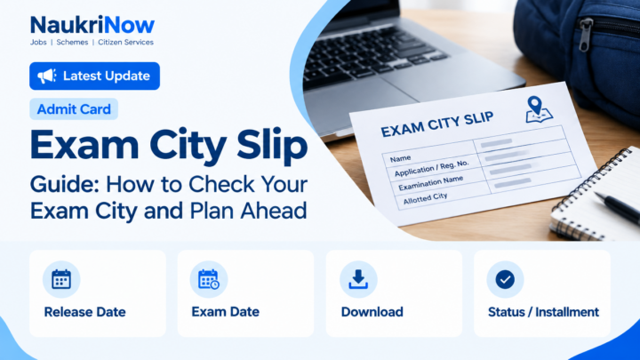 Exam City Slip – NaukriNow featured guide