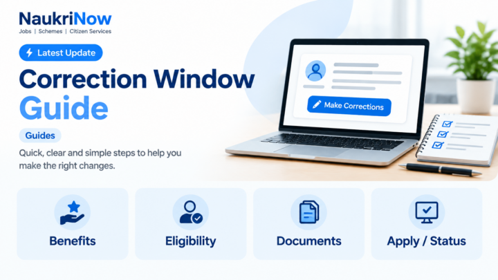 Correction Window Guide – NaukriNow featured poster