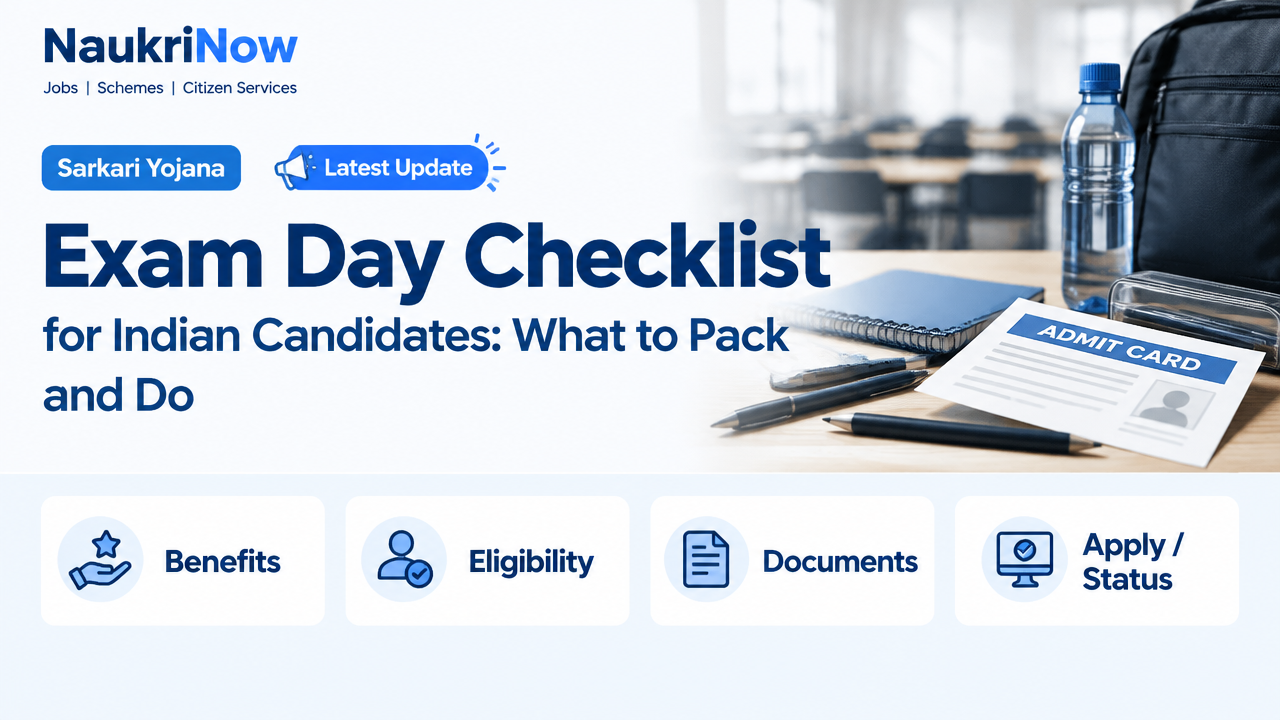 Exam Day Checklist – NaukriNow featured poster