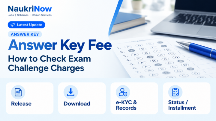 Answer Key Fee – NaukriNow featured poster