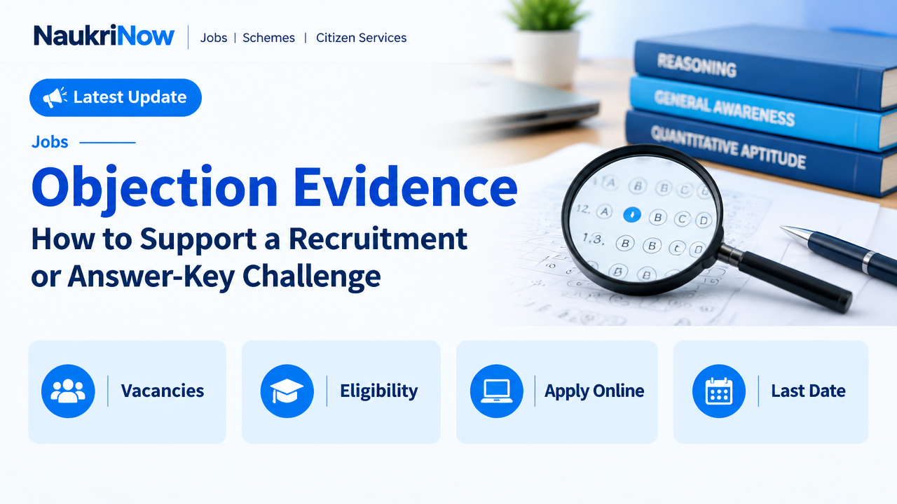 Objection Evidence – NaukriNow featured poster