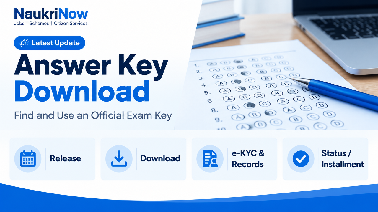 Answer Key Download – NaukriNow featured poster
