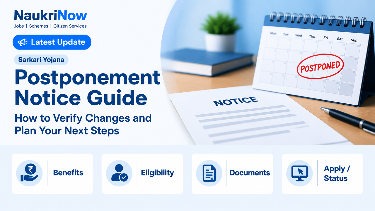 Postponement Notice Guide – NaukriNow featured poster