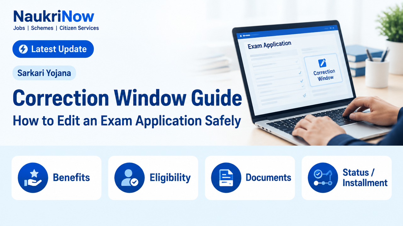 Correction Window Guide – NaukriNow featured poster