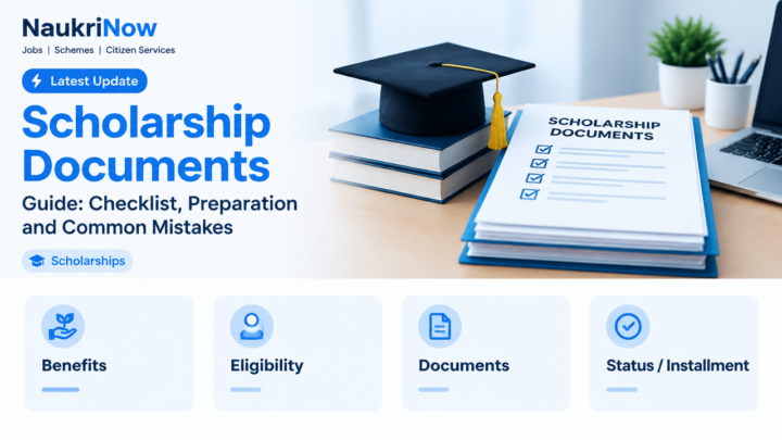 Scholarship Documents – NaukriNow featured poster