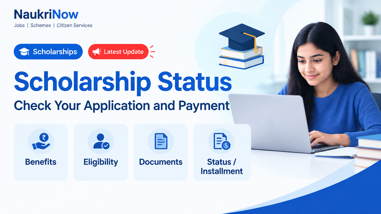 Scholarship Status – NaukriNow featured poster