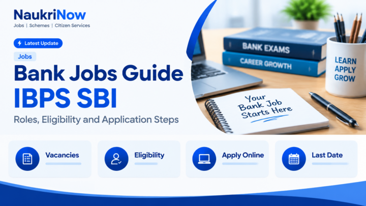 Bank Jobs Guide IBPS SBI – NaukriNow featured poster