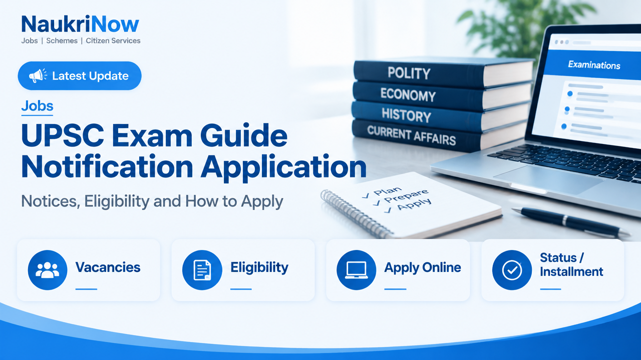UPSC Exam Guide Notification Application – NaukriNow featured poster