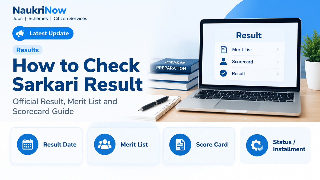 How to Check Sarkari Result – NaukriNow featured poster