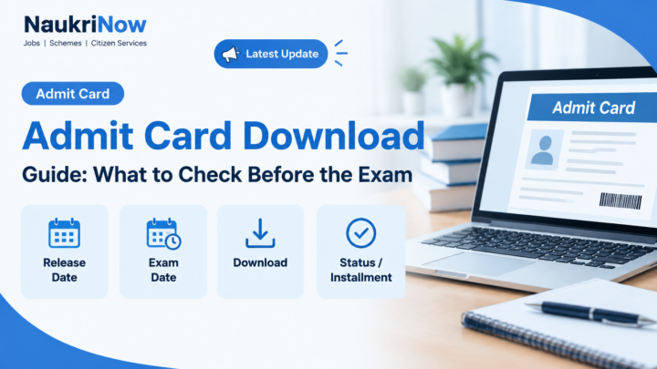 Admit Card Download – NaukriNow featured poster