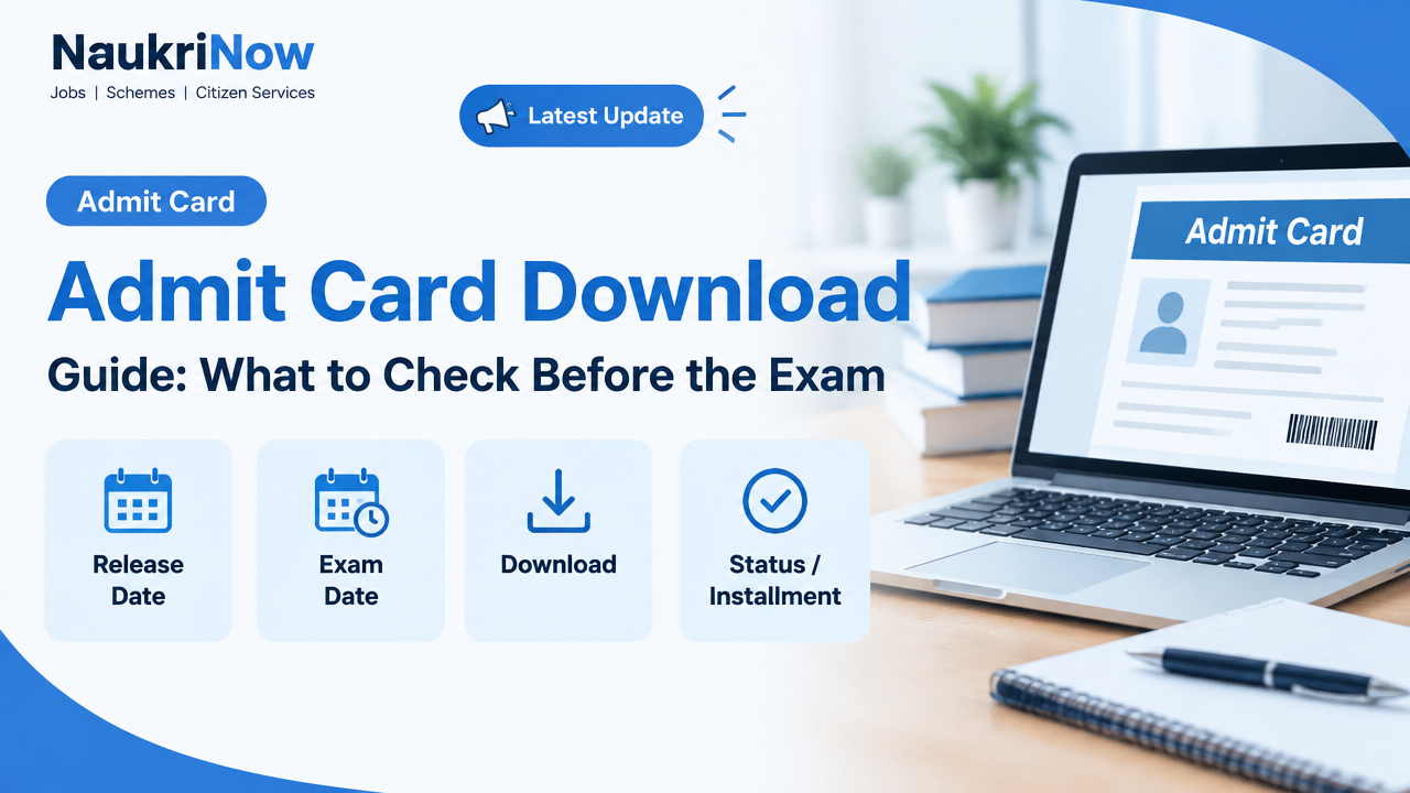 Admit Card Download – NaukriNow featured poster
