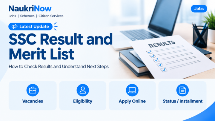 SSC Result and Merit List – NaukriNow featured poster