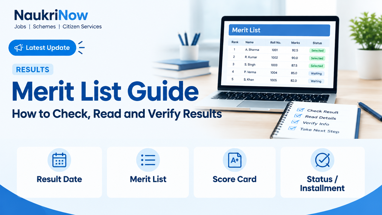 Merit List Guide – NaukriNow featured poster