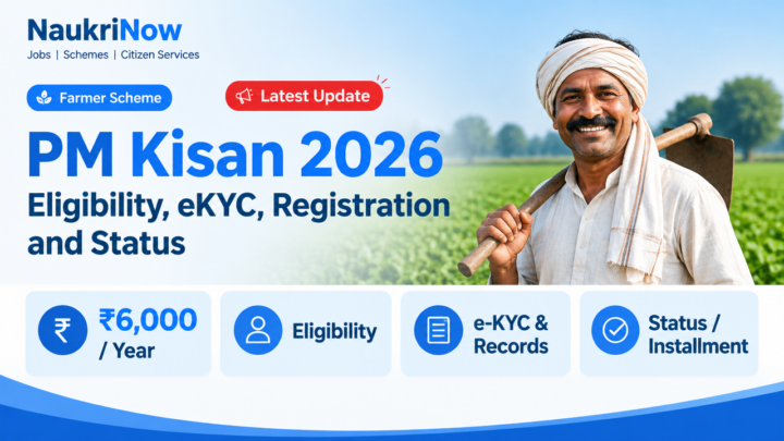 PM Kisan 2026 – NaukriNow featured poster