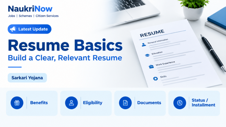 Resume Basics – NaukriNow featured poster