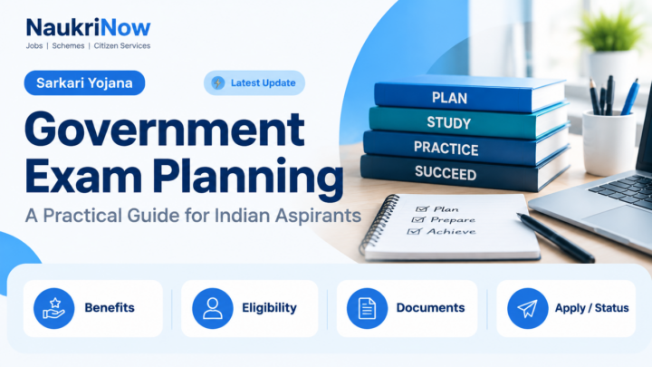 Government Exam Planning – NaukriNow featured poster