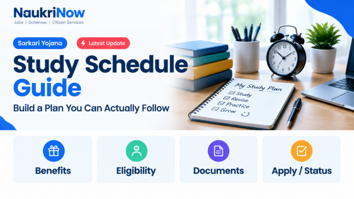 Study Schedule Guide – NaukriNow featured poster