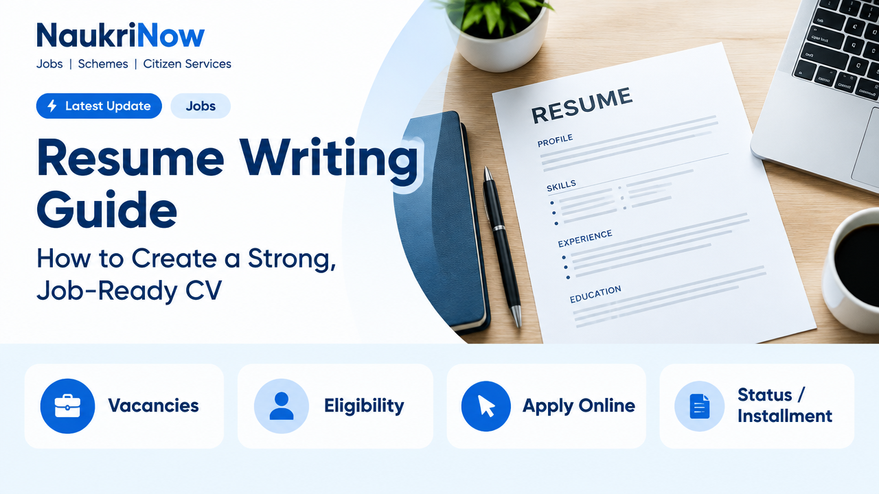 Resume Writing Guide – NaukriNow featured poster