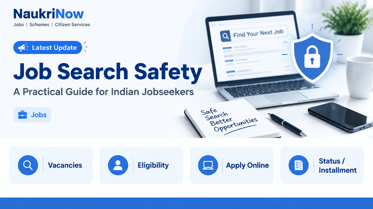 Job Search Safety – NaukriNow featured poster