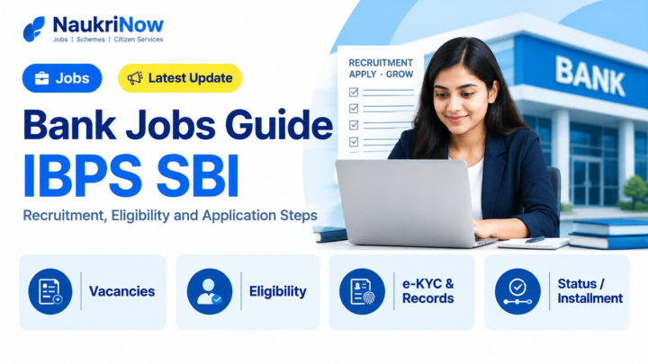 Bank Jobs Guide IBPS SBI – NaukriNow featured poster