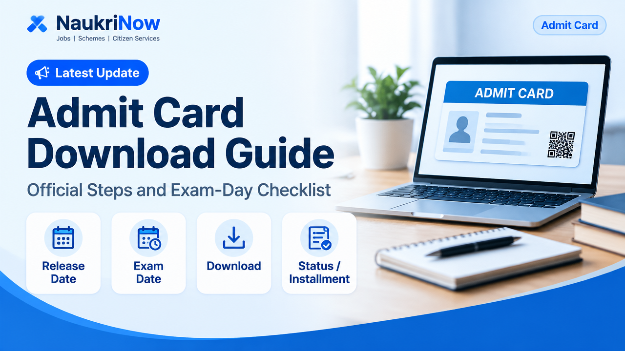 Admit Card Download Guide – NaukriNow featured poster