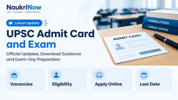 UPSC Admit Card and Exam – NaukriNow featured poster