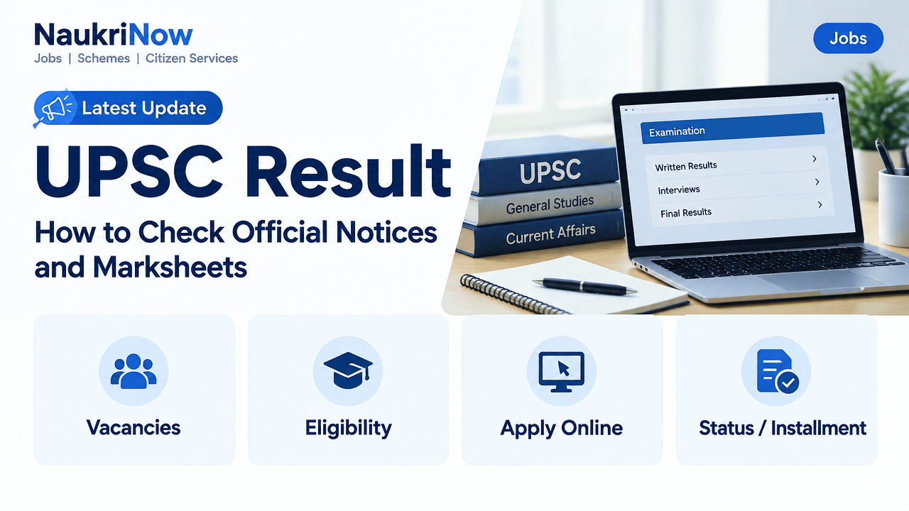 UPSC Result – NaukriNow featured poster