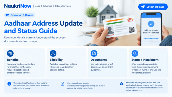 Aadhaar Address Update and Status Guide