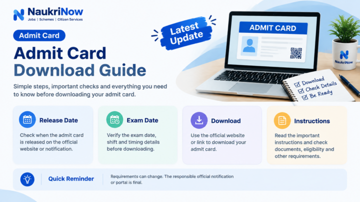 Admit Card Download Guide