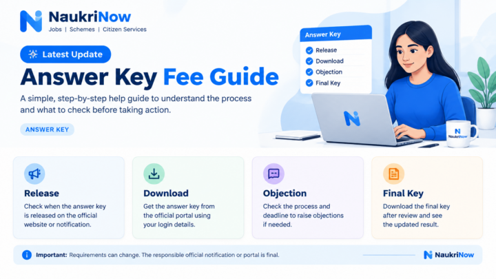 Answer Key Fee Guide