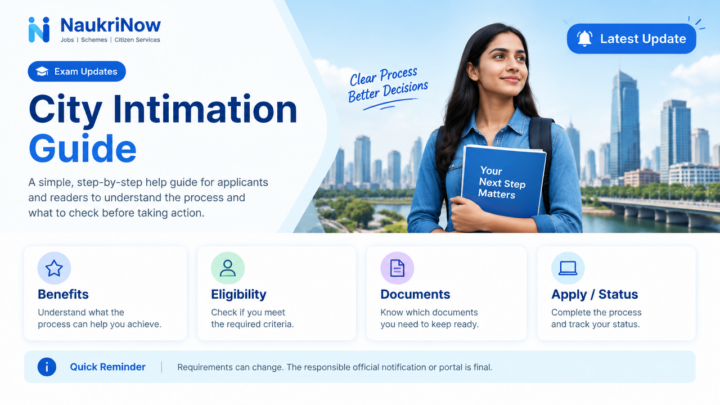 City Intimation Guide