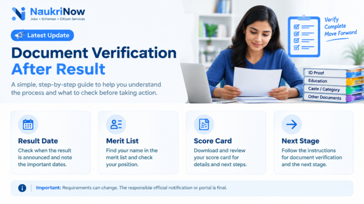 Document Verification After Result